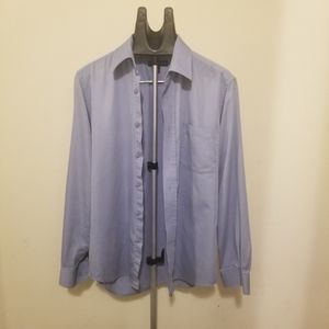 Bellissimo Blue long sleeved mens dress shirt